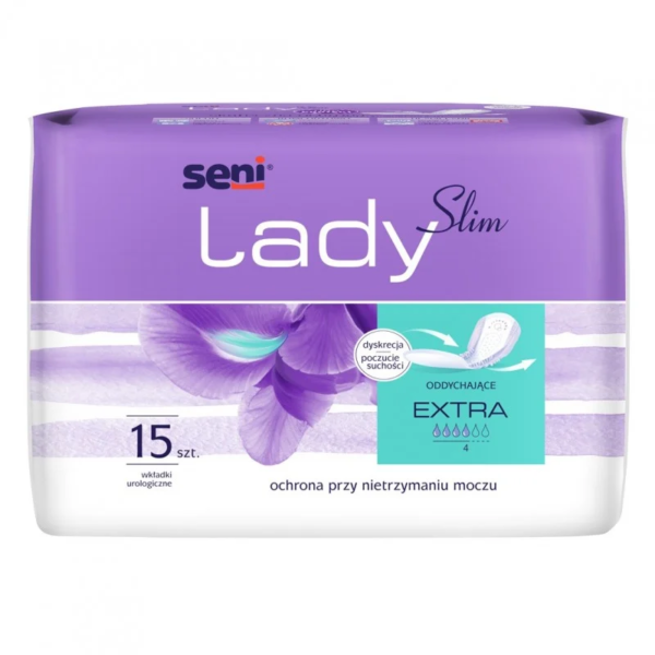 Wkładki urologiczne dla kobiet Seni Lady Slim Extra /15szt.