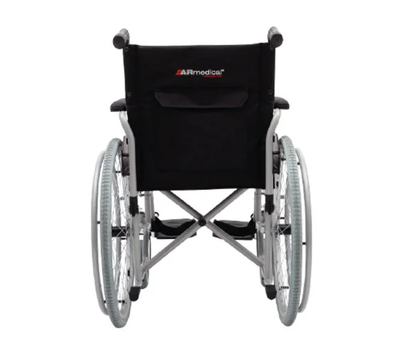 Wózek inwalidzki, stalowy REGULAR AR-405 Tył