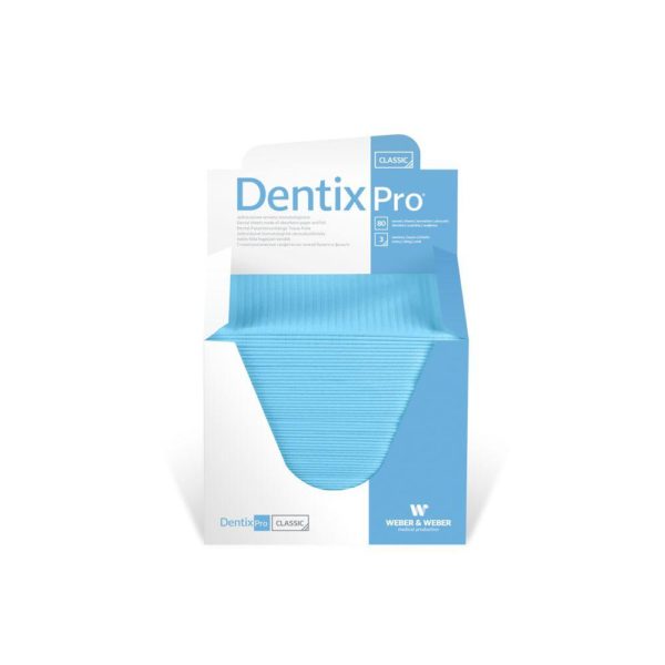 Serwety Dentix Pro Classic składane - niebieskie