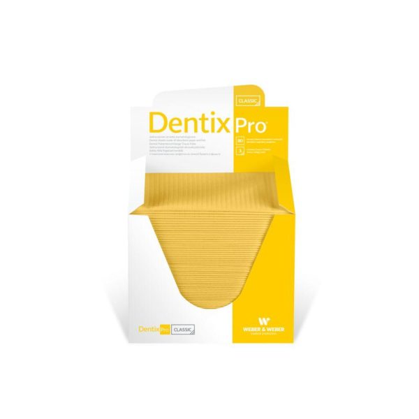 Serwety Dentix Pro Classic składane - żółte