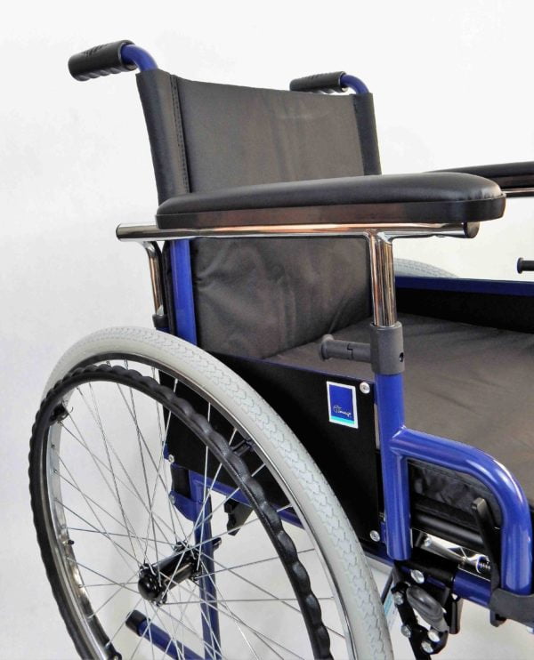 Wózek inwalidzki stalowy z hamulcami H01146 / rozm. 46 TIMAGO