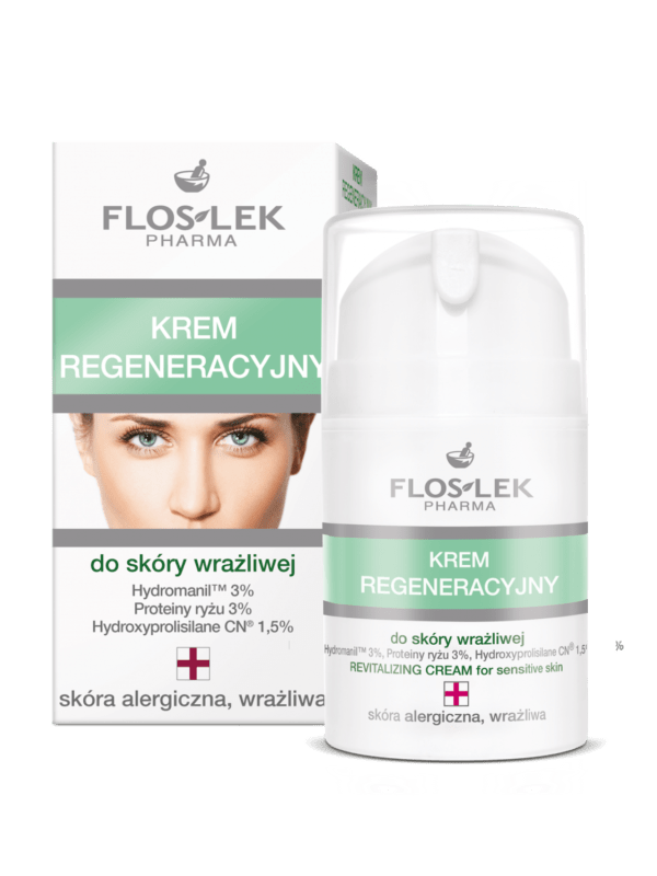 Krem regeneracyjny do skóry wrażliwej 50 ml - Floslek