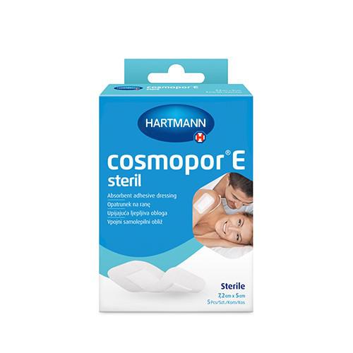 Cosmopor E steril opatrunek na ranę 7,2cm x 5cm 5szt.