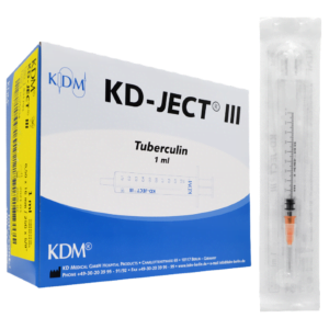 Strzykawki tuberkulinowe KD-JECT III z igłą 1ml 0.50 x 16 mm/100 szt.