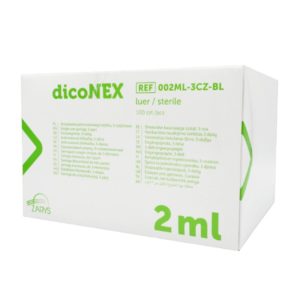 DICO NEX SN strzykawka 3-cześciowa Luer Lock 2ml