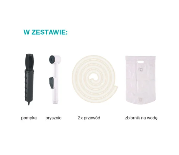 Basen do mycia głowy z prysznicem dla osób leżących. PREMIUM SET AR-099 - obrazek 6