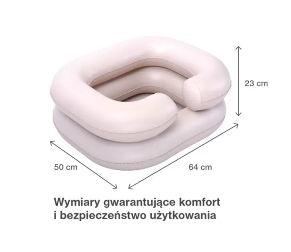 Basen do mycia głowy z prysznicem dla osób leżących. PREMIUM SET AR-099 - obrazek 5