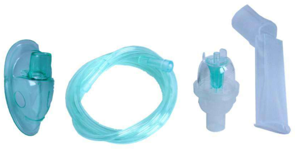 Uniwersalne akcesoria do inhalatora (nebulizator, maska dla dzieci, przewód 210 cm)