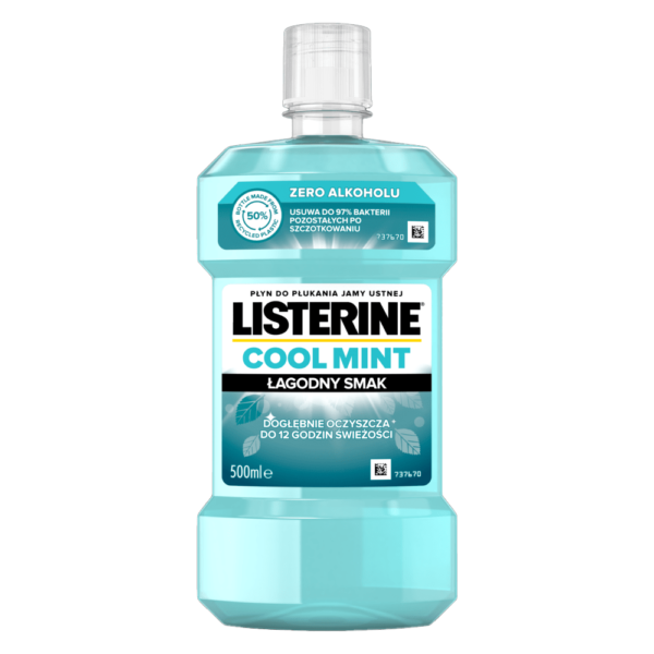 LISTERINE® COOL MINT Łagodny Smak Płyn do płukania jamy ustnej