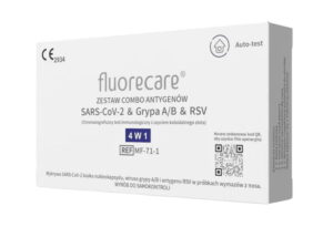 TEST DO SAMOKONTROLI FLUORECARE COMBO 4W1- SARS-CoV-2, GRYPA AB, RSV ANTYGEN