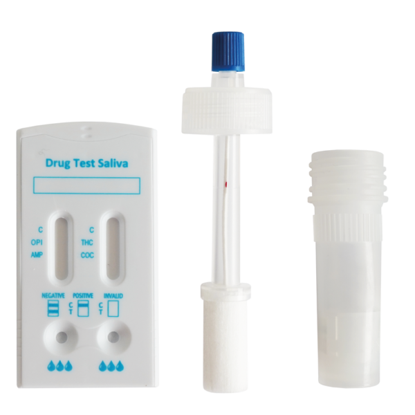 TEST narkotykowy ze śliny (OPIx2, AMP, THCx2, COC)