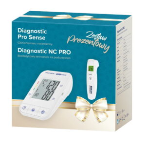 Zestaw prezentowy: ciśnieniomierz Diagnostic PRO SENSE + termometr Diagnostic NC PRO