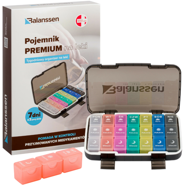 Pojemnik premium na leki tygodniowy Balanssen