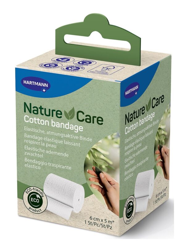 Przewiewna opaska elastyczna, Cotton Care 6cmx5m Nature Care Hartmann