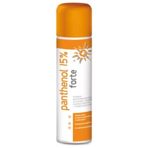 Panthenol 15% Forte, pianka wspomagająca leczenie oparzeń, 150 ml