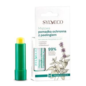 Pomadka ochronna z peelingiem i z betuliną, miętowa SYLVECO