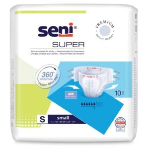 Pieluchomajtki na rzepy Super SENI, rozmiar S-min